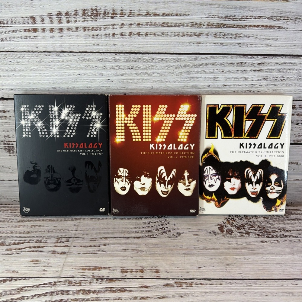 KISS KISSOLOGY Vol 1 2 3 Box 9DVD 1974-2000 MTV Unplugged Meets Phantom Park ACE